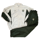 Vintage Nike Brazil Tracksuit Green Beige